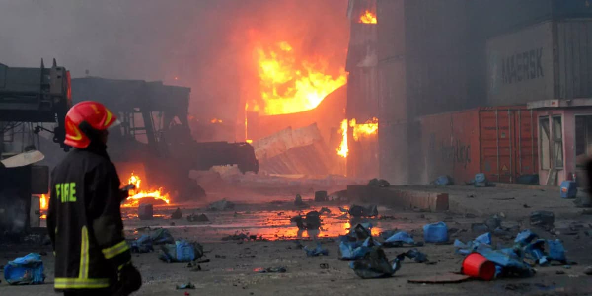 Sénégal: de lourdes pertes dans un nouvel incendie au marché Ocass de Touba
