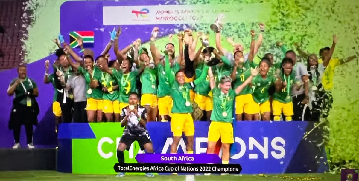 Afrique du Sud, championne de la CAN féminine 2022