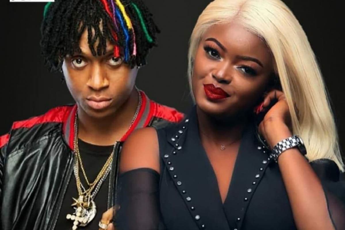 Creol et Safarel Obiang posent ensemble, souriants, lors d'un événement médiatique.