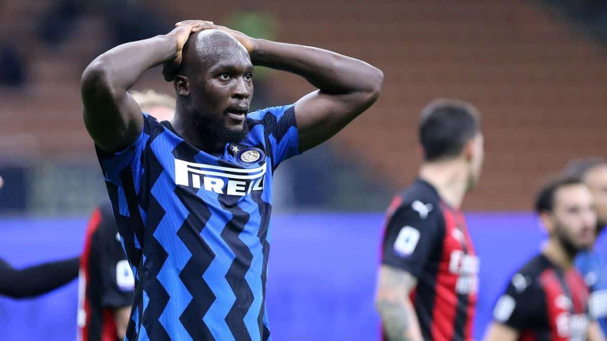 Romelu Lukaku avec le maillot de l'Inter