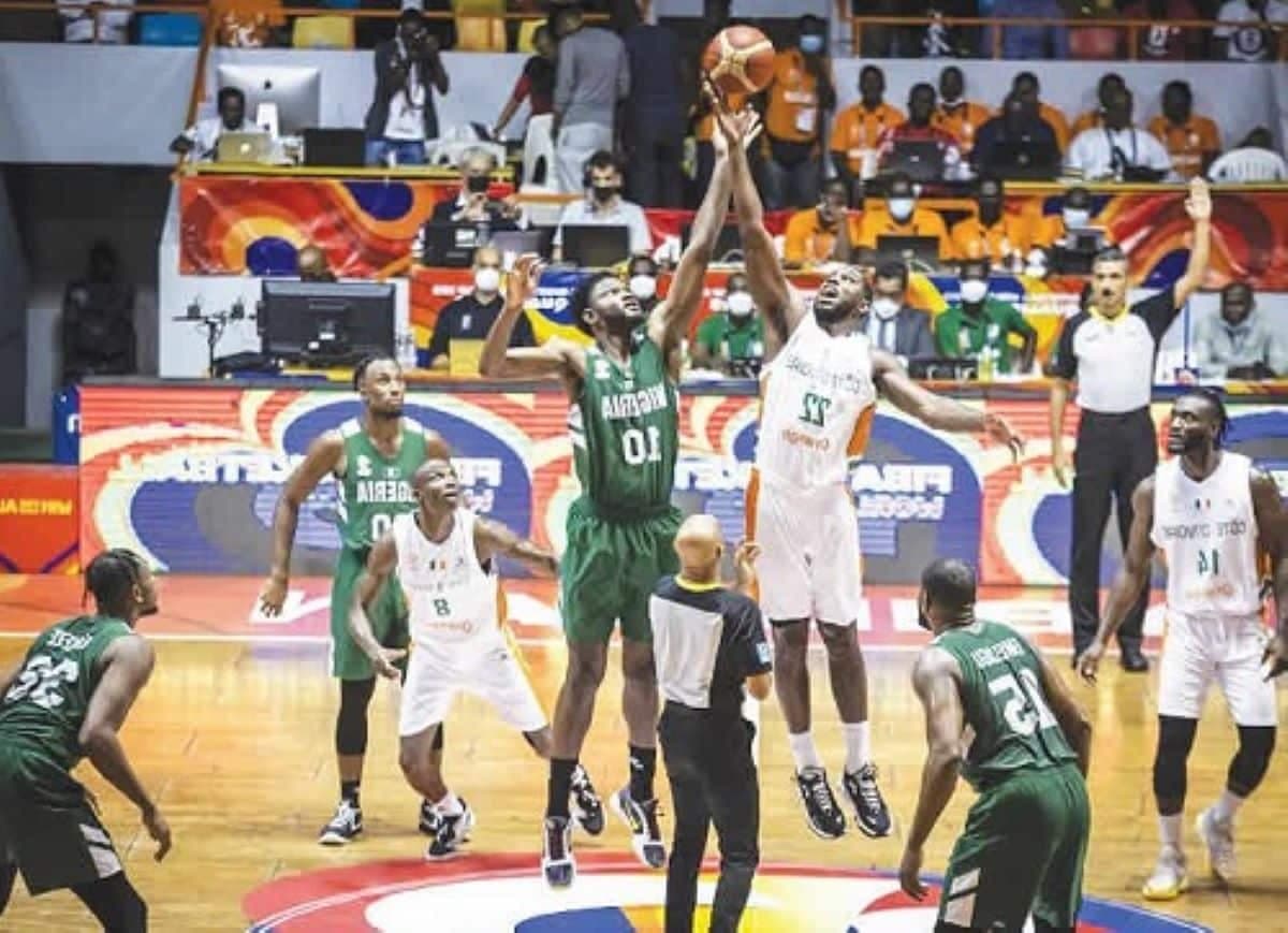 Des basketteurs nigérians et angolais des phases qualificatives FIBA 2023