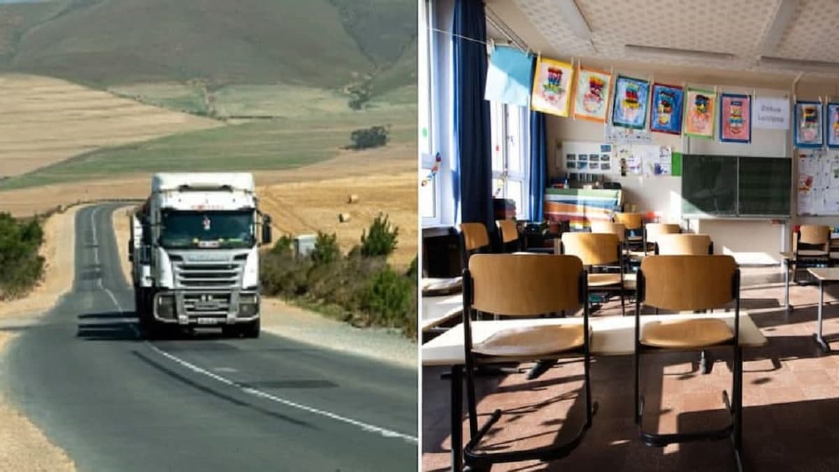 Un camion fonce dans une école