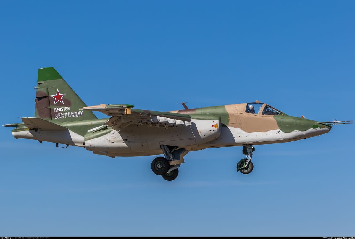 un Sukhoi Su-25 Frogfoot,