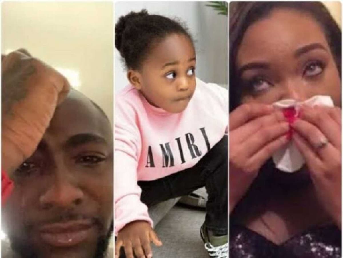 Davido et Chioma et leur fils Ifeanyi