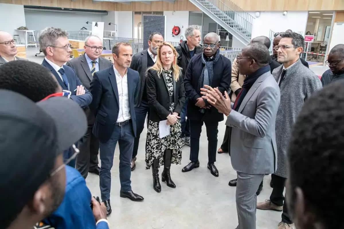 Patrice Talon en visite Ã  l’Ecole de Design de Nantes Atlantique