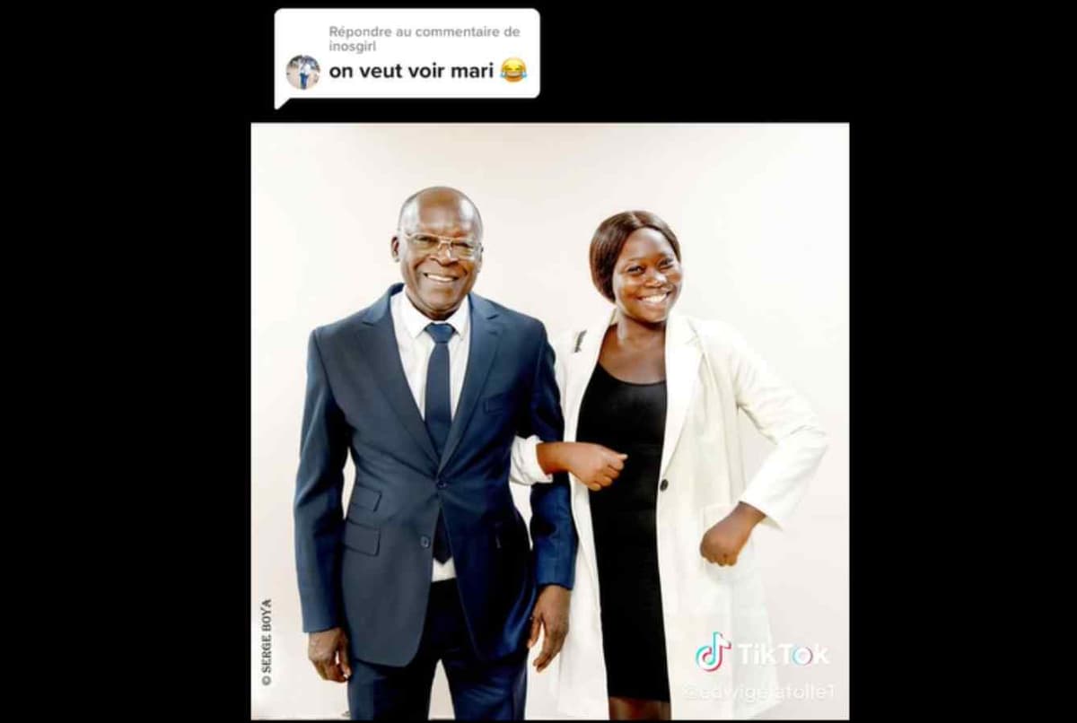 cette tiktokeuse présente le ministre d'état comme son mari