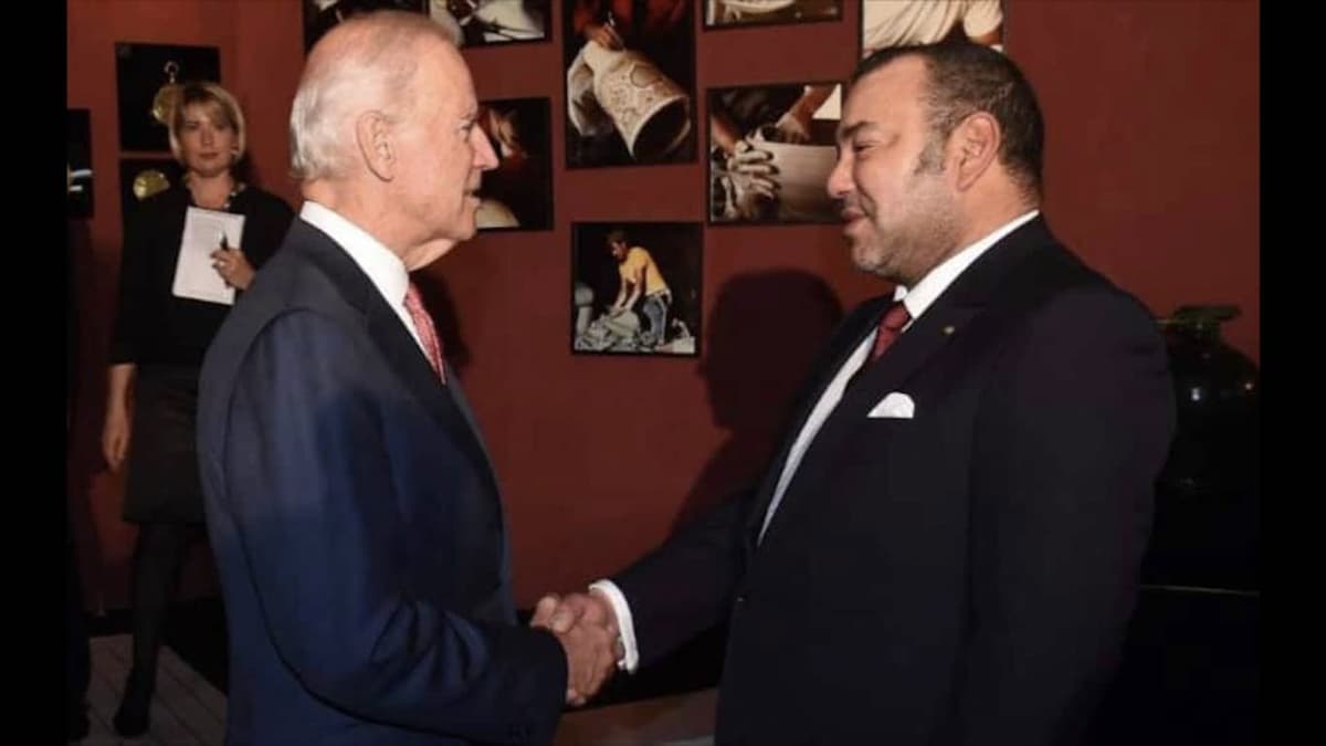 Joe Biden et le roi Mohammed VI