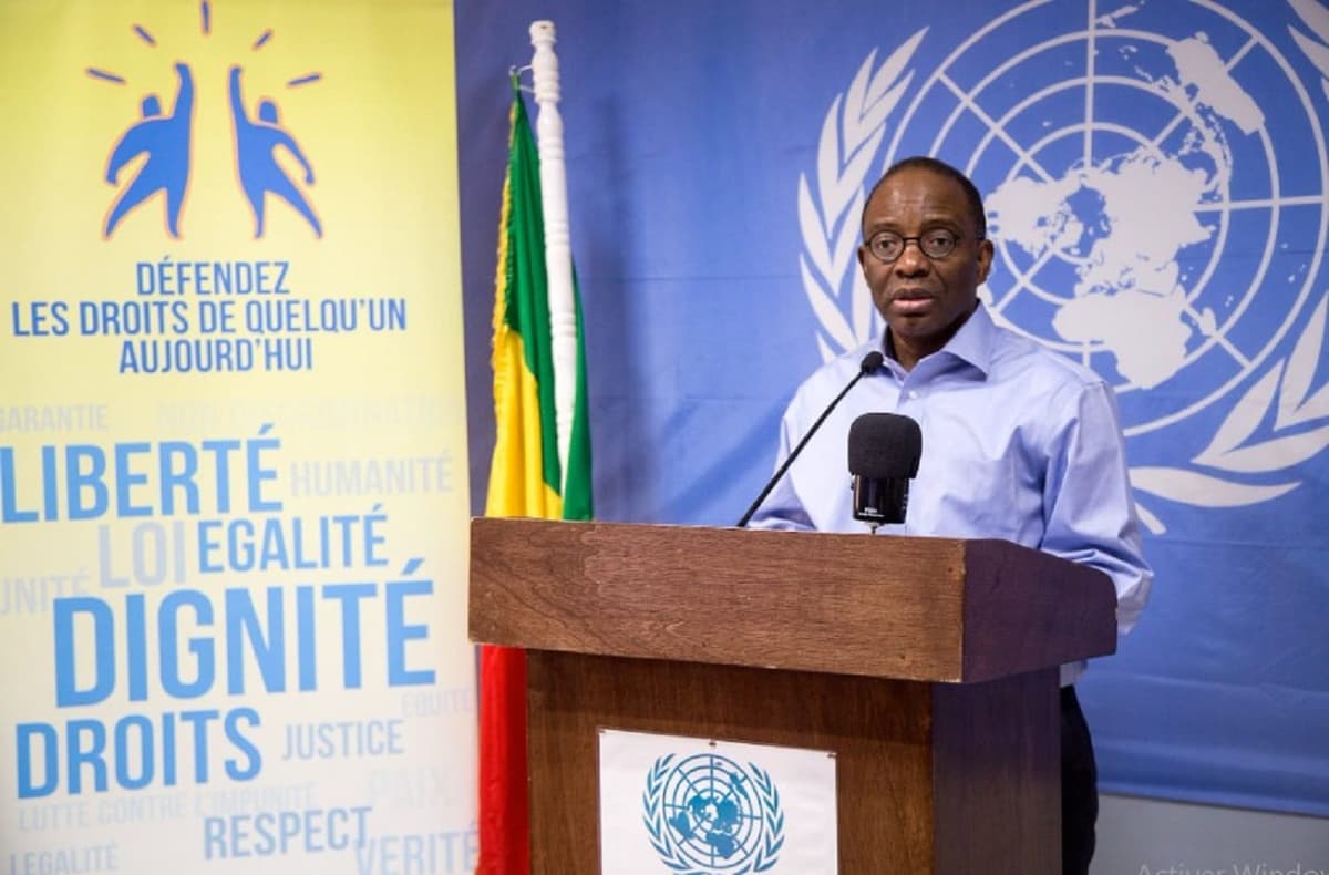 Guillaume Ngefa-Atondoko Andali, directeur de la Division des droits de l’homme de la Mission multidimensionnelle intégrée des Nations Unies pour la Stabilisation du Mali (Minusma).
