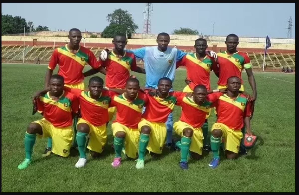 Les joueurs U23 de la Guinée