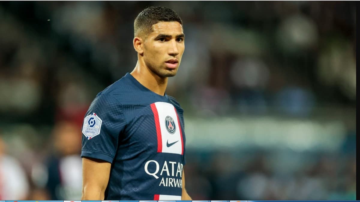 Achraf Hakimi, latéral droit du PSG