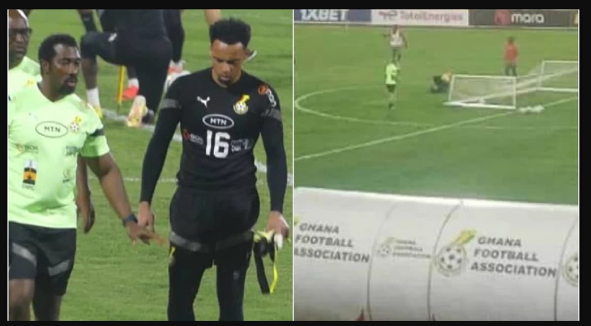 Jojo Wollacott blessé par la chute d'un poteau de but lors de l'entraÃ®nement des Black Stars