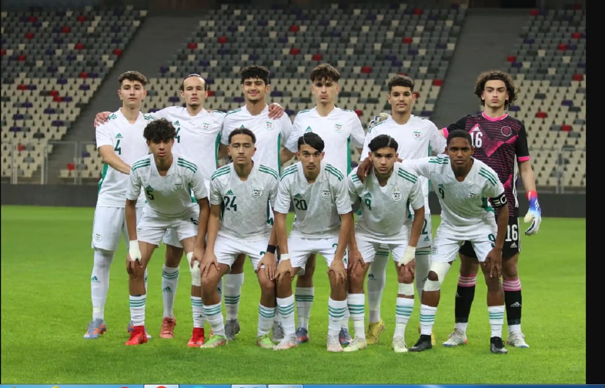 Des joueurs U17 de l'Algérie