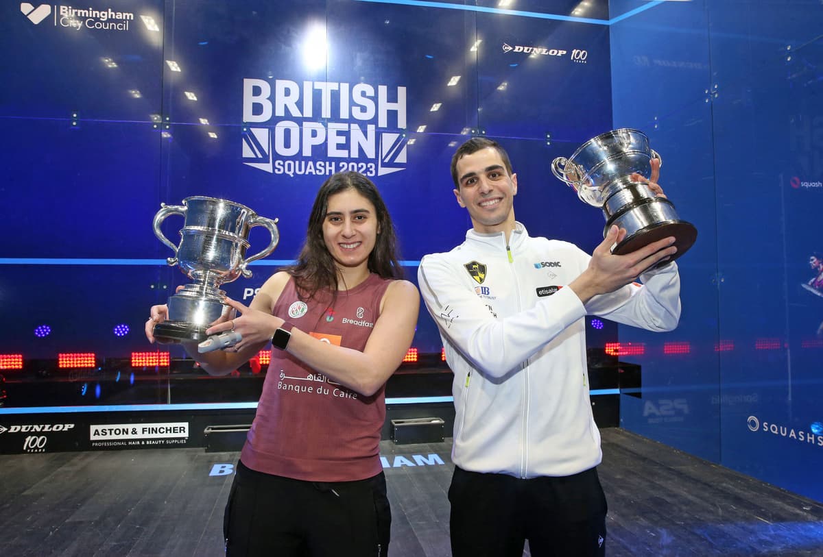 El Sherbini et Farag offrent un doublé égyptien au British Open de squash