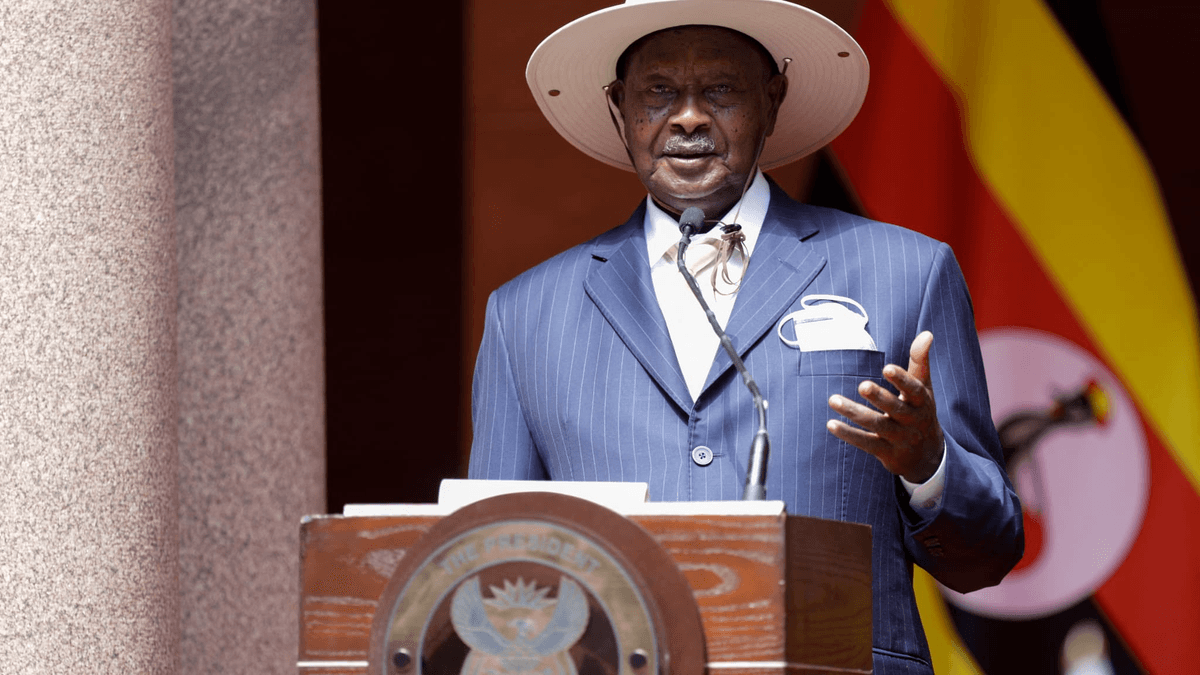 Yoweri Museveni, président Ouganda