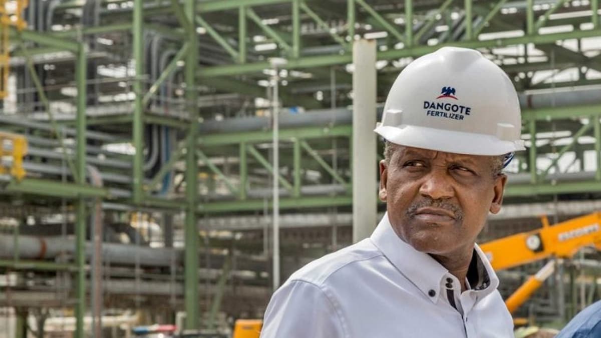 Aliko Dangote , président du groupe Dangote