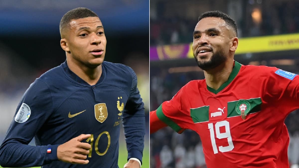 En-Nesyri et Kylian Mbappé