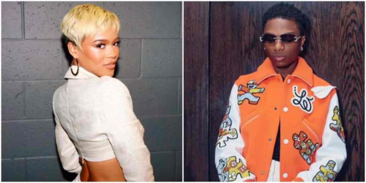 L’actrice américaine Serayah McNeil et Wizkid