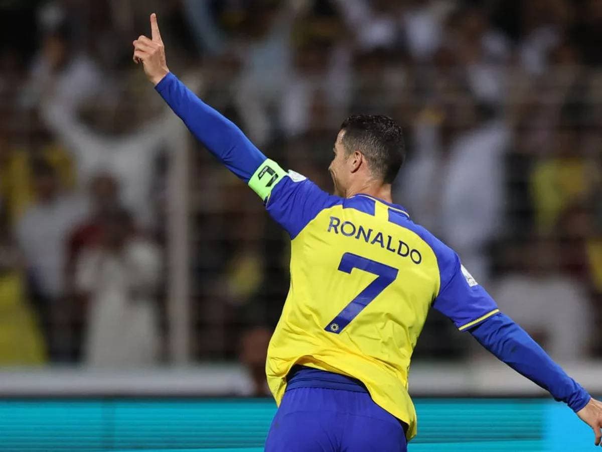 Cristiano Ronaldo sous le maillot d'Al Nassr
