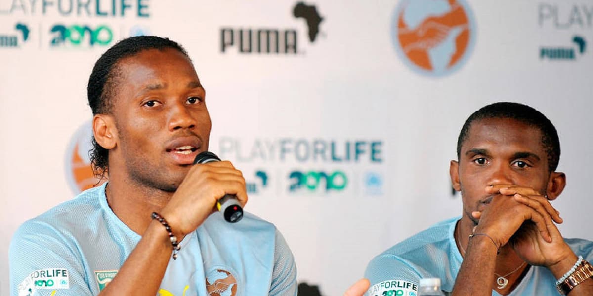 Didier Drogba et Samuel Eto'o