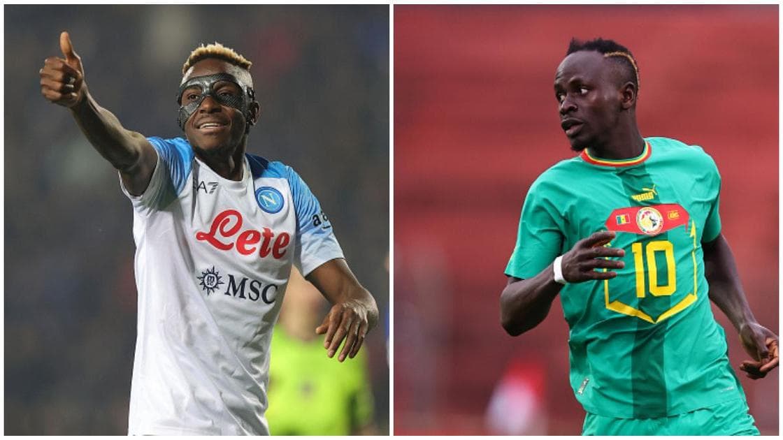 Victor Osimhen et Sadio Mané