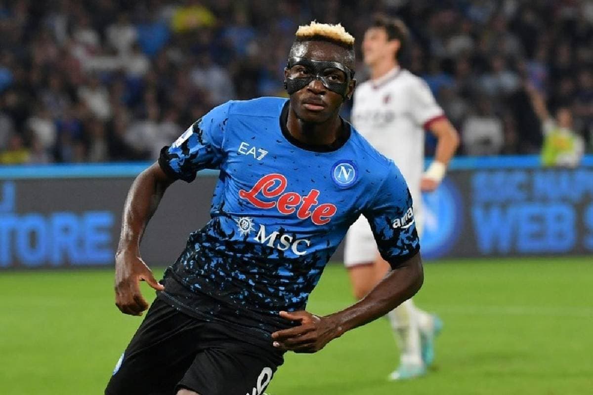 Victor Osimhen sous le maillot du Napoli