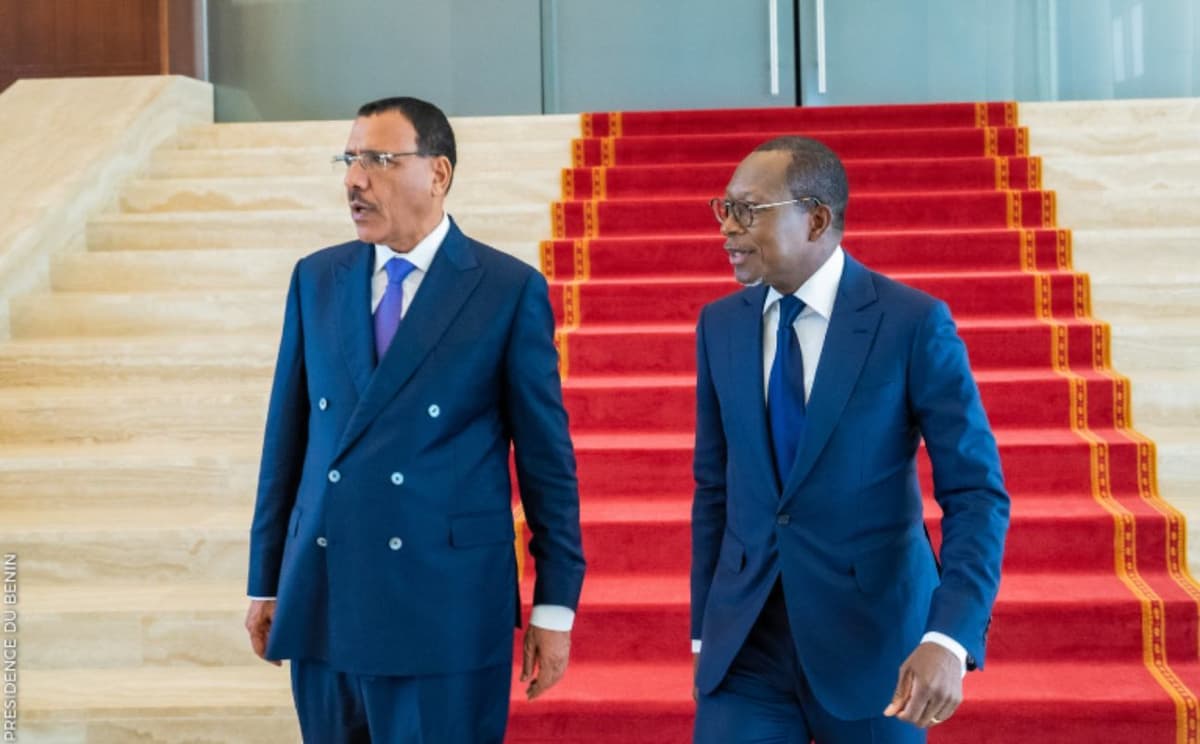 Mohammed Bazoum et Patrice Talon