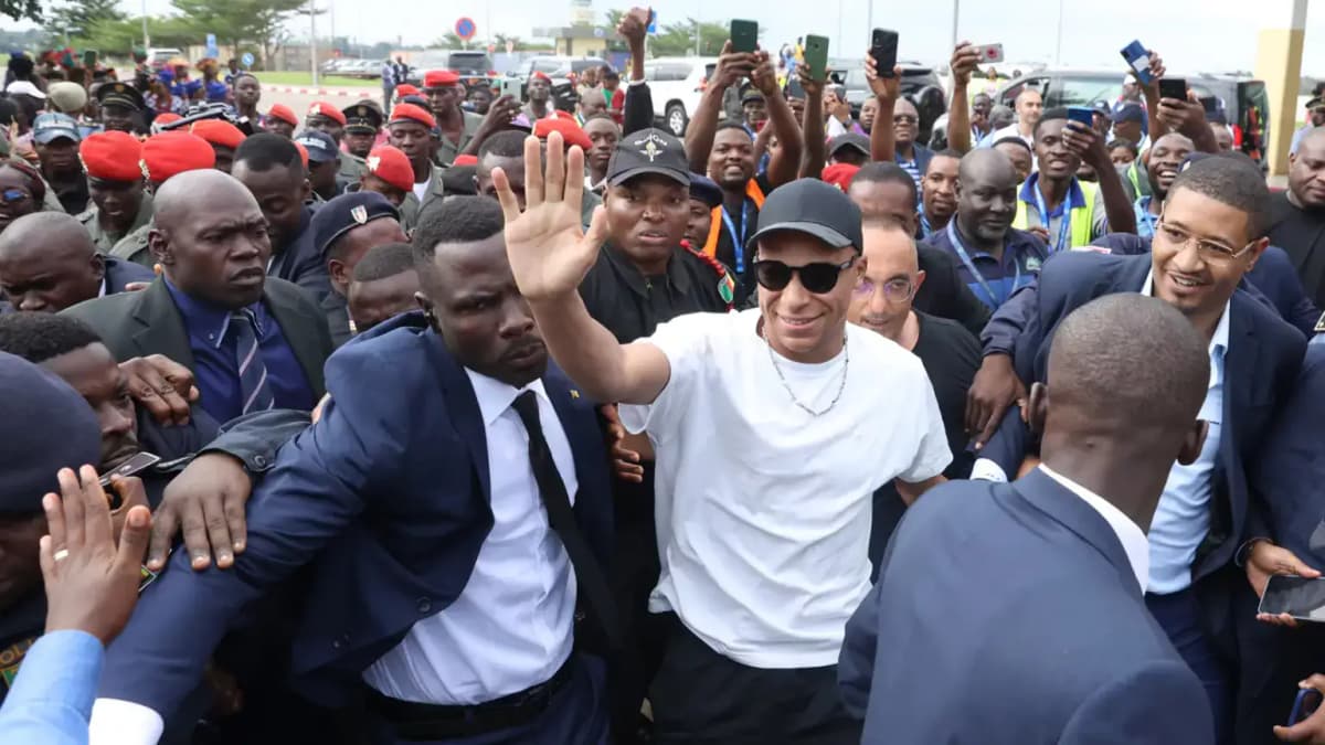 Kylian Mbappé en séjour au Cameroun