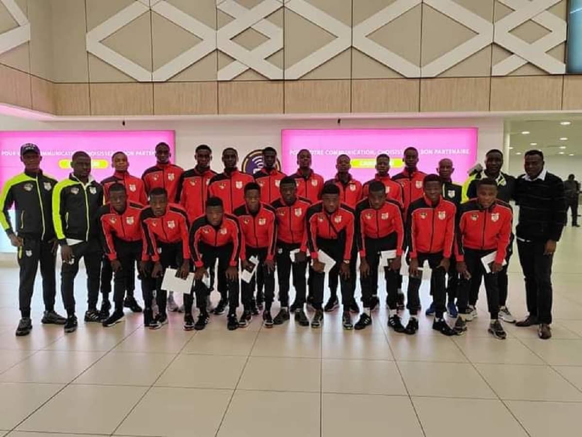 Des joueurs du CEG Sainte Rita