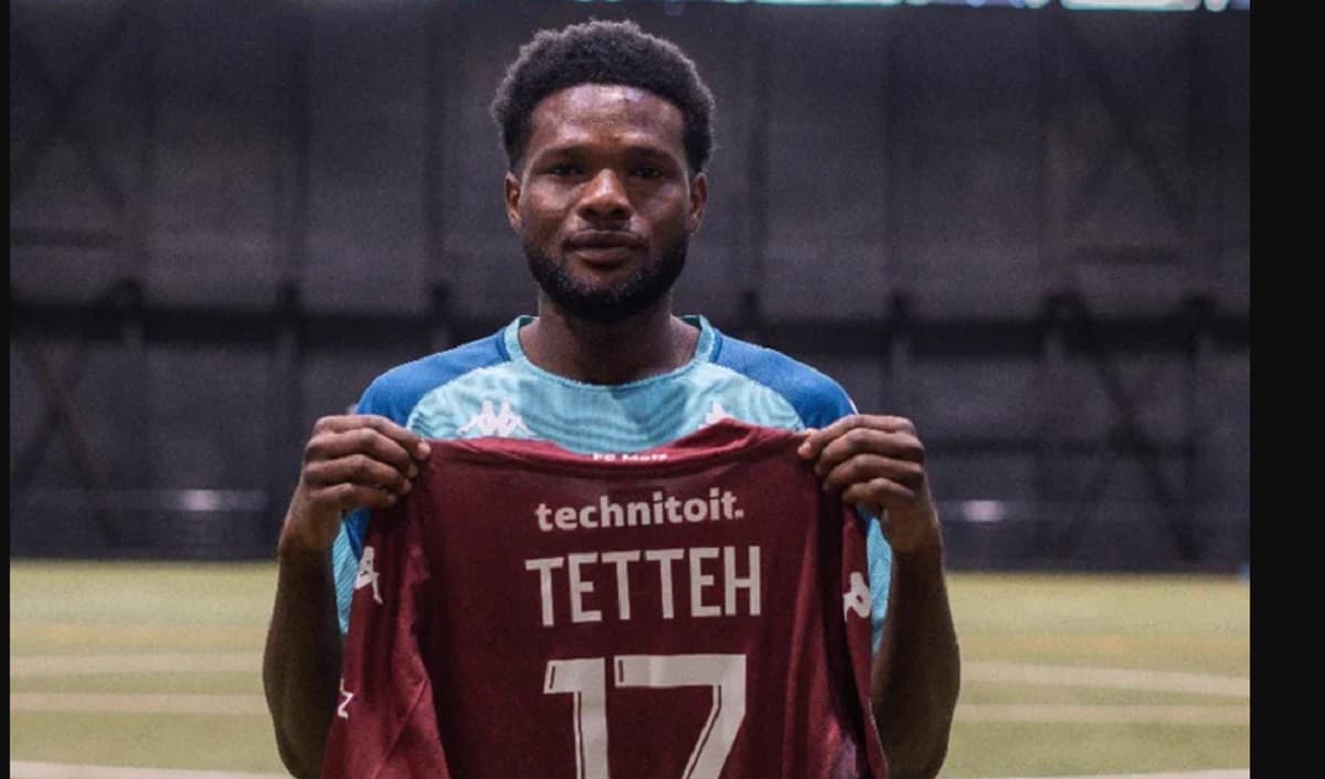 L'attaquant ghanéen Benjamin Tetteh