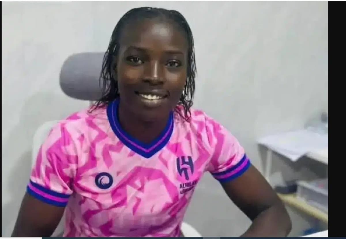 La défenseuse camerounaise Claudia Dabda