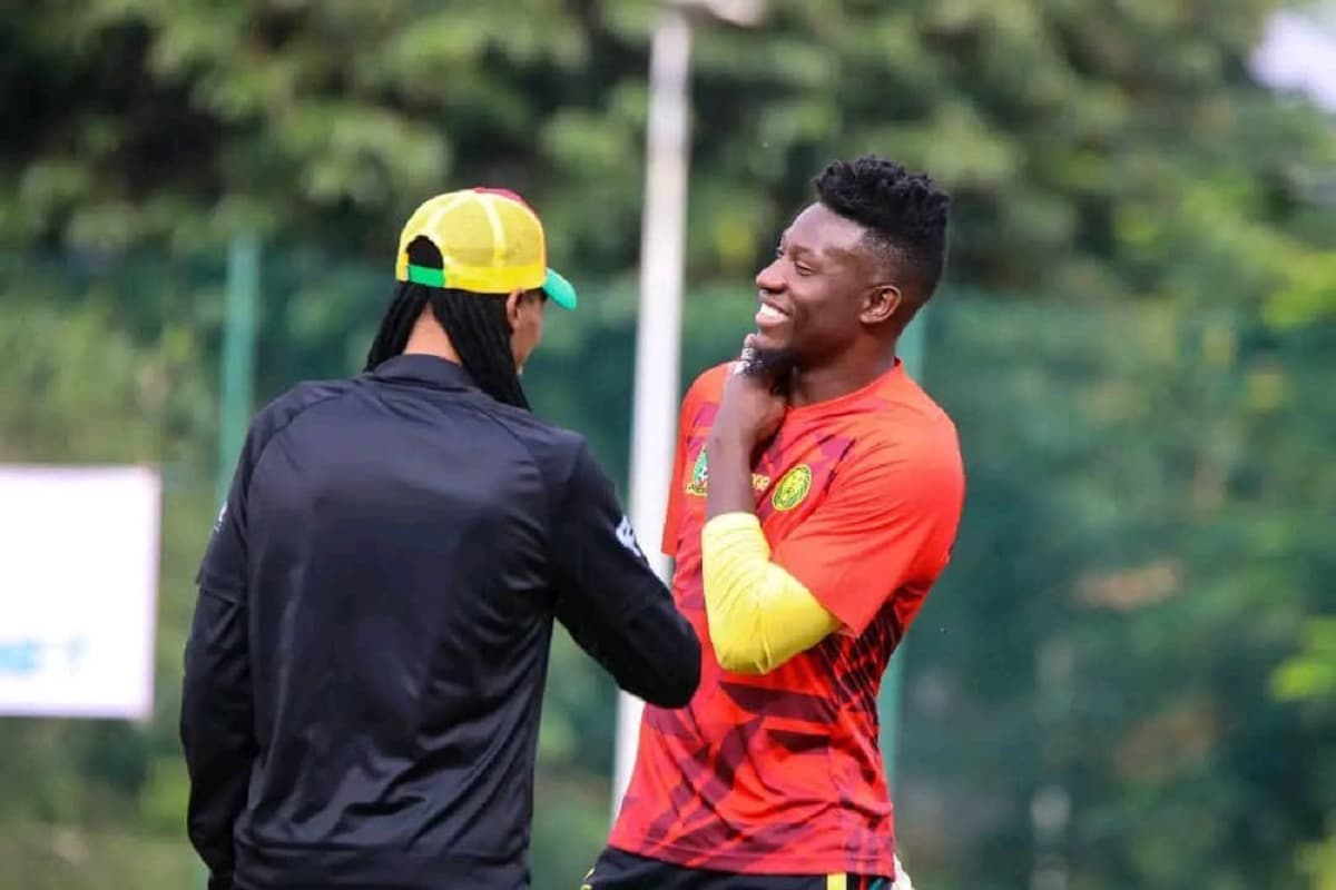 André Onana et Rigobert Song
