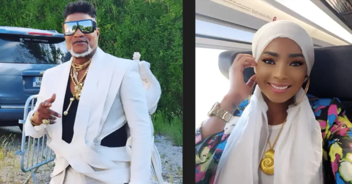 Koffi Olomidé et Lady Ponce posent ensemble, souriants, lors d'un événement musical.