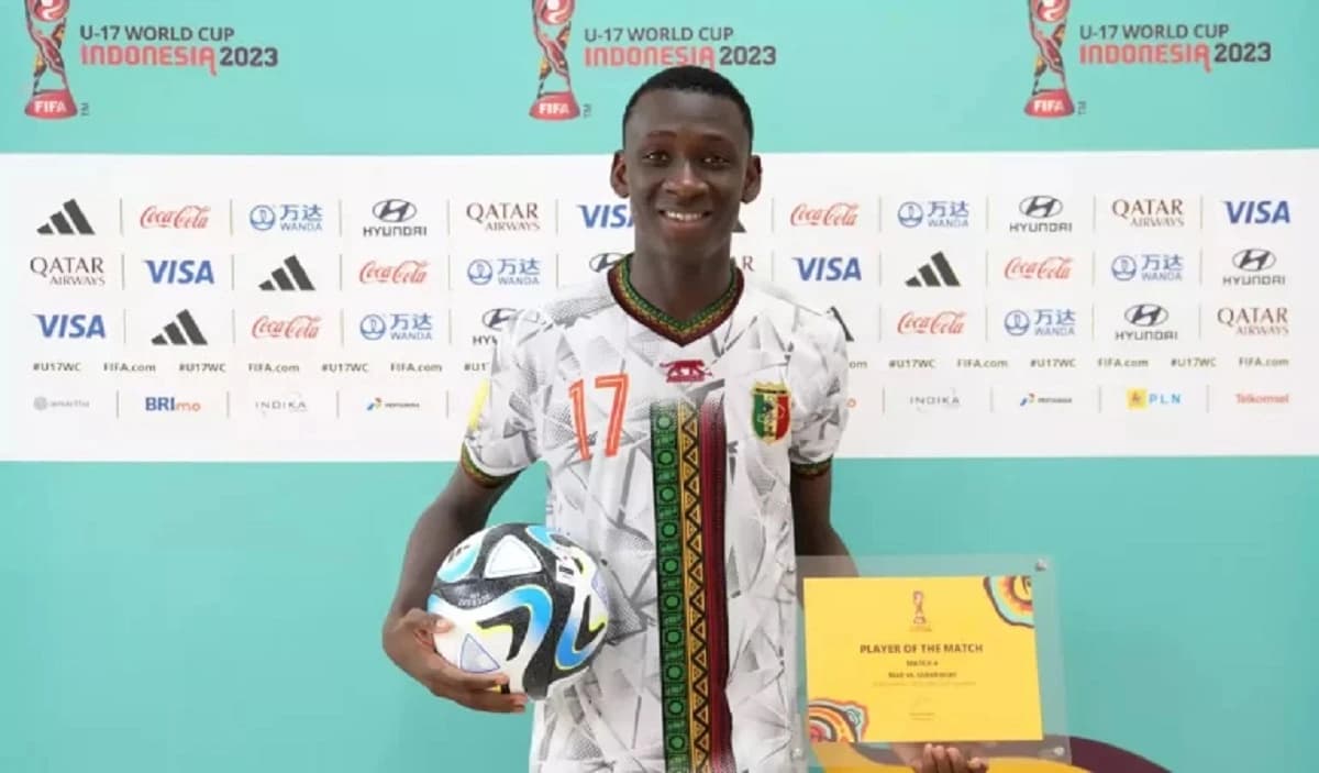 Mamadou Doumbia, attaquant du Mali (U17)