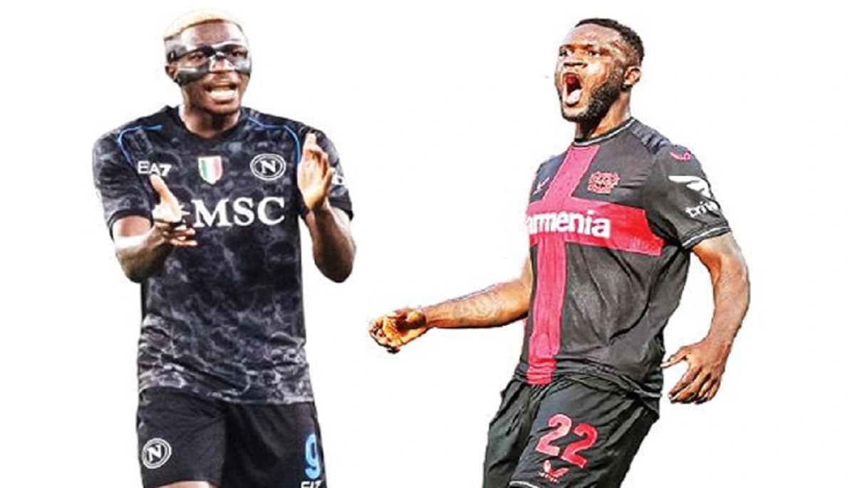 Les attaquants nigérians, Victor Osimhen et Victor Boniface