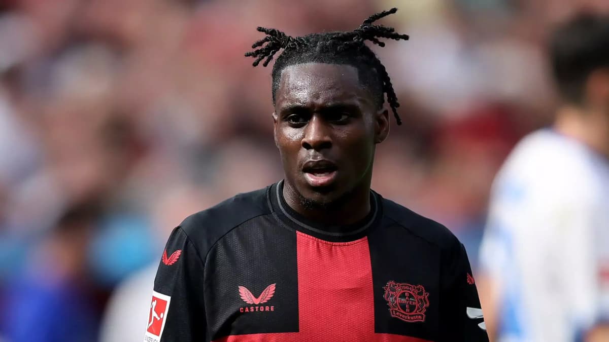 Jérémie Frimpong, latéral droit du Bayer Leverkusen