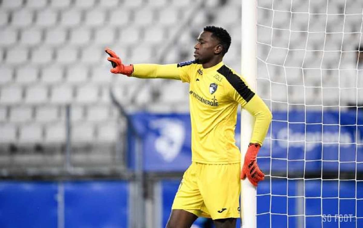 Le gardien de but de la Côte d'Ivoire, Yahia Fofana