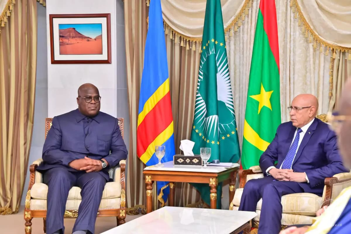 Insécurité dans l’Est de la RDC: Félix Tshisekedi reçoit le soutien du président Ghazouani