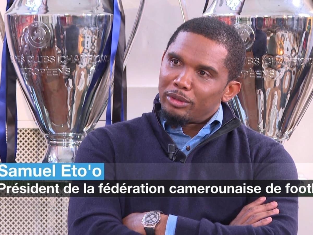 Samuel Eto'o, président de la Fédération camerounaise de football (Fecafoot) et légende du football africain. © France 24