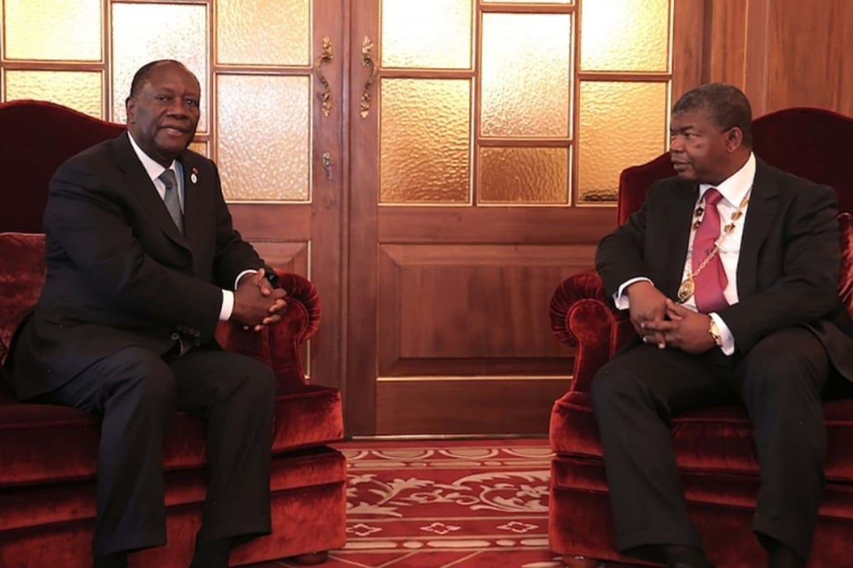 JoÃ£o Lourenço et Alassane Ouattara