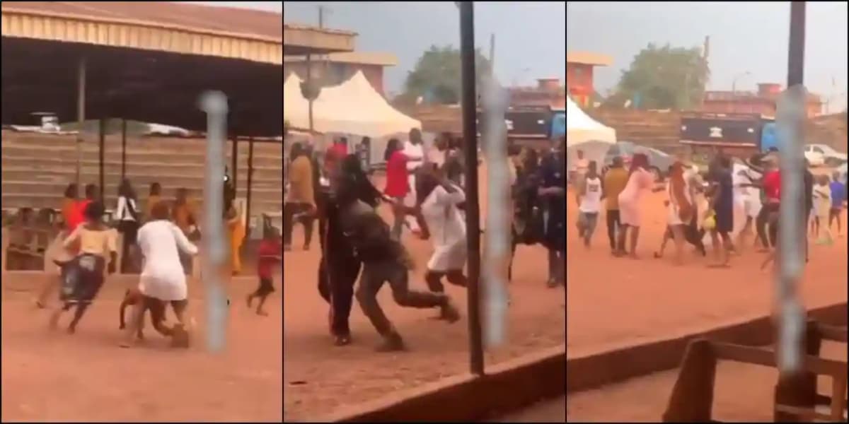 Bagarre à un mariage @. capture