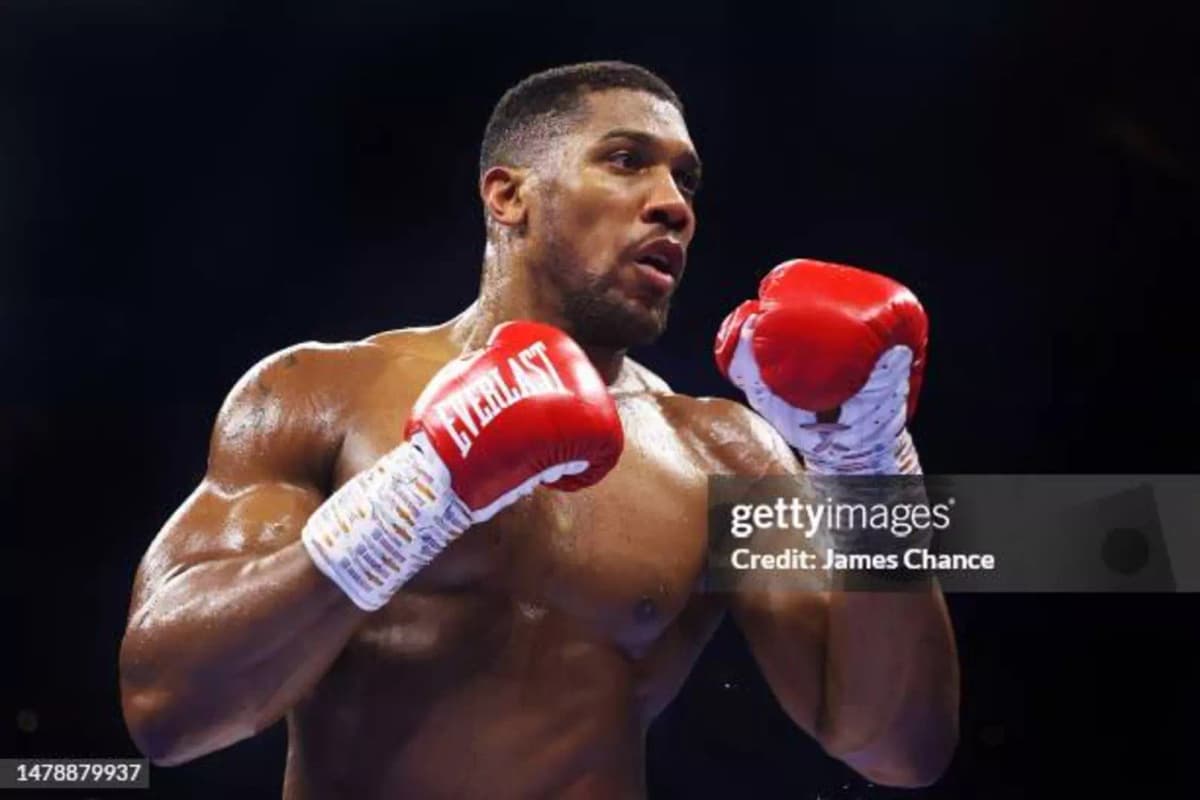 Le boxeur britannique Anthony Joshua