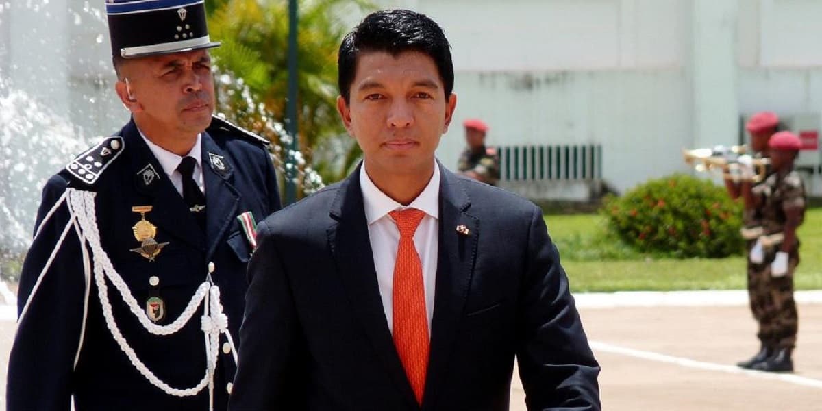 Le président malgache Andry Rajoelina