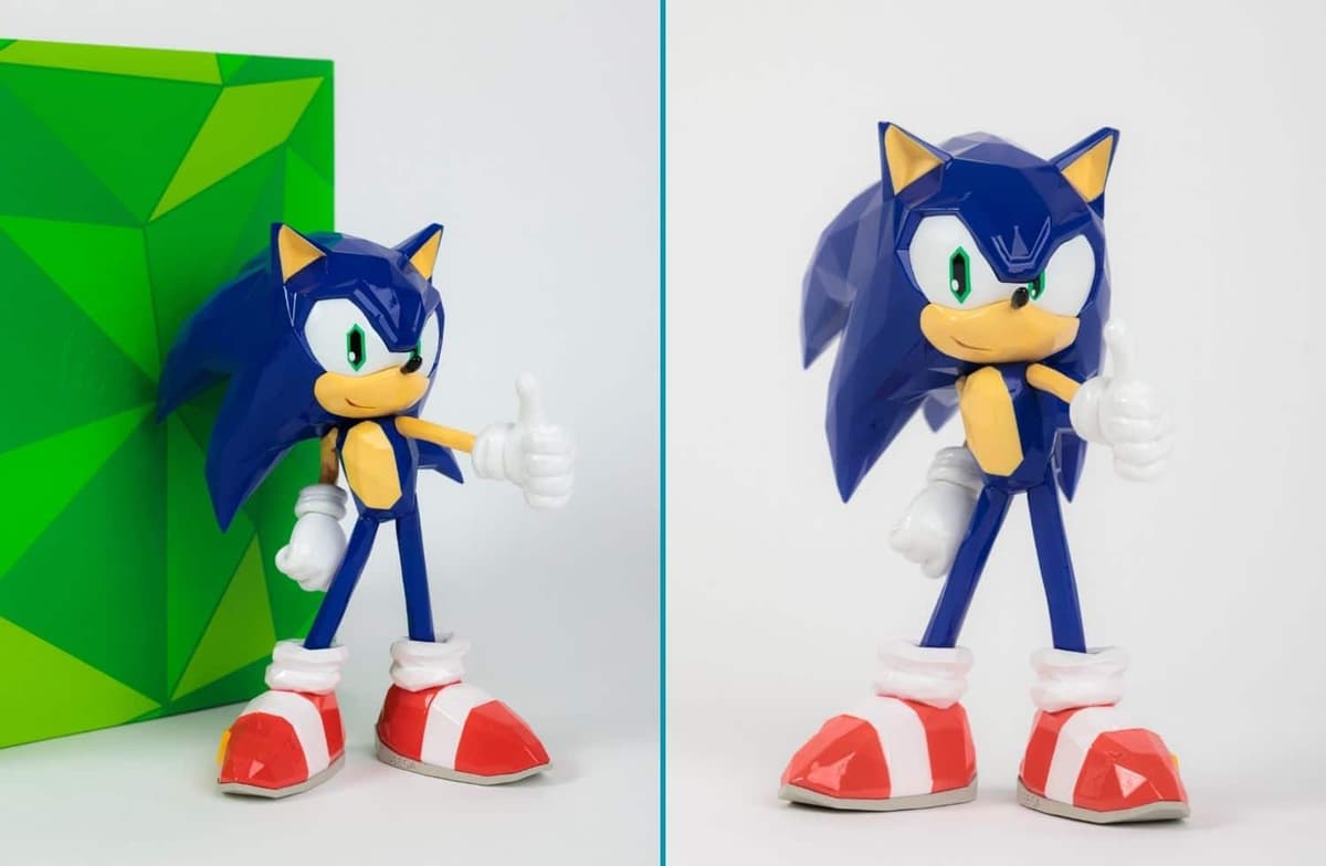 Richard Orlinski transforme Sonic en œuvre d'art : quand le gaming rencontre l'art contemporain