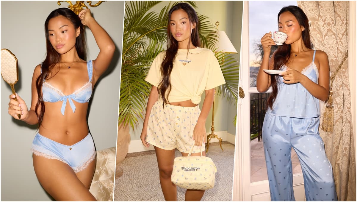 Bridgerton x Undiz : zoom sur la collection de pyjamas romantique et tendance