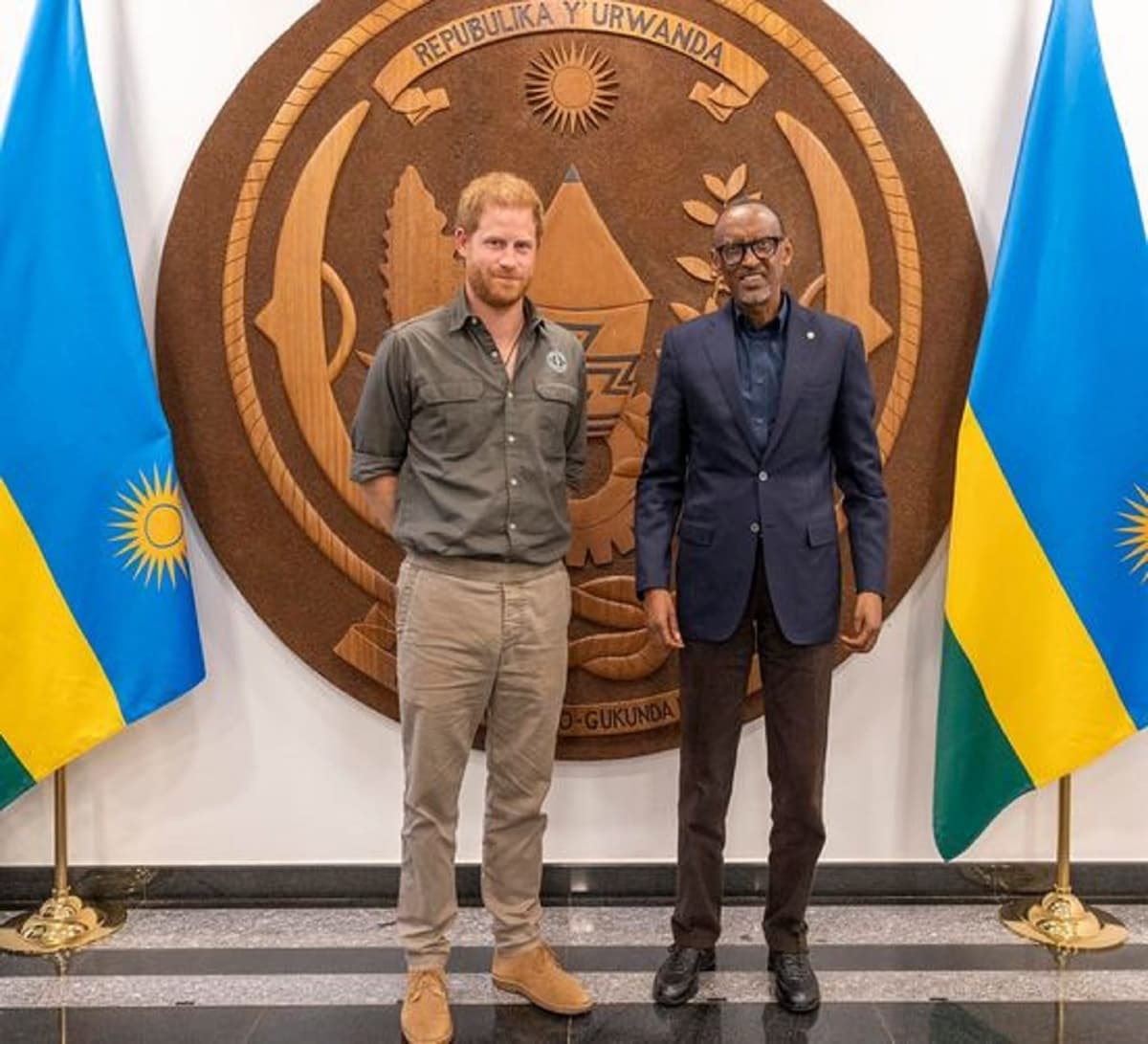 Rwanda – Conservation de la nature: le Prince Harry reçu par le président Paul Kagame