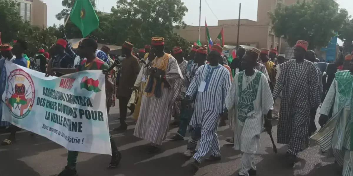 Burkina Faso : manifestations à Ouagadougou en appui au président Ibrahim Traoré