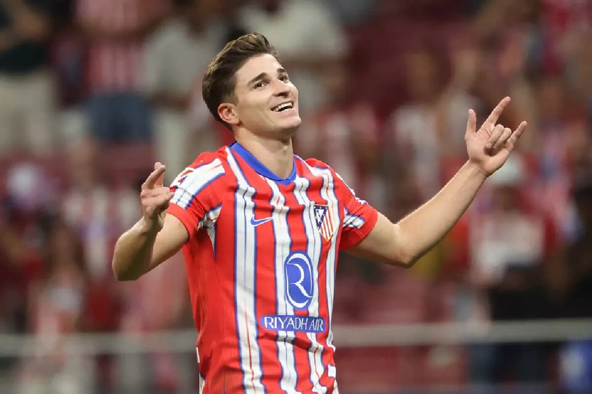 Julian Alvarez sous le maillot de l'Atletico Madrid @AFP