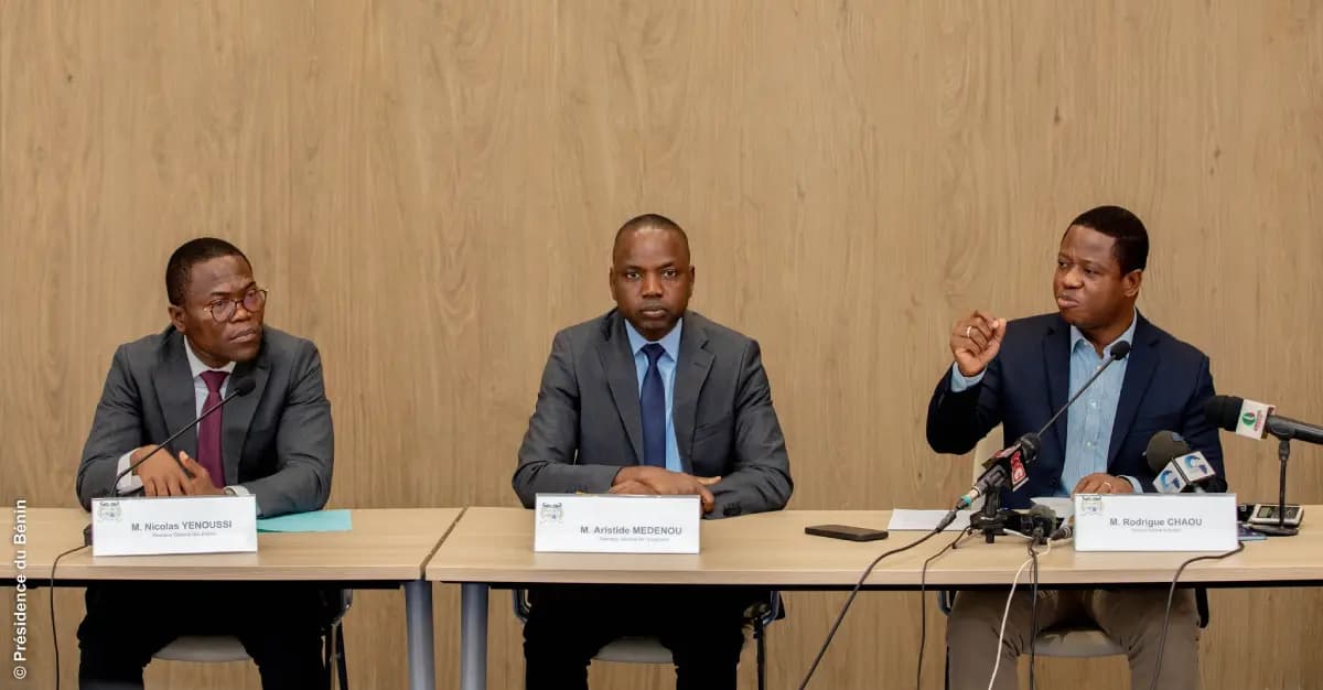 Bénin : trois ministres délégués autour d’Aristide Médenou pour piloter l’économie